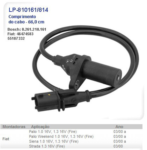 Imagen de SENSOR DE ROTACION/CIGUEÑAL FIAT PALIO/SIENA/STRADA 1.3 16V