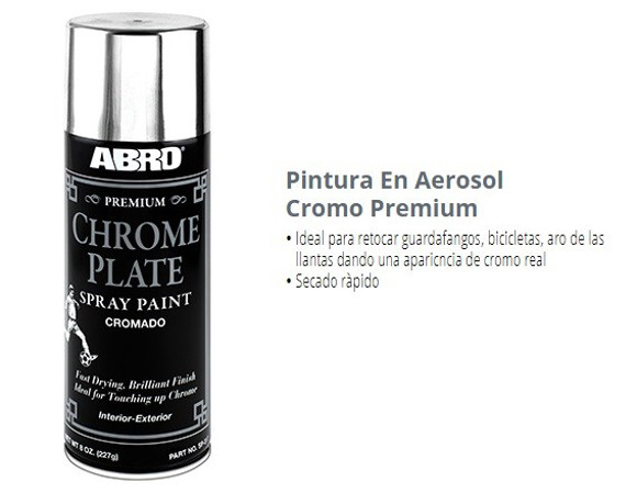 Imagen de PINTURA AEROSOL SPRAY CROMO 226GRS
