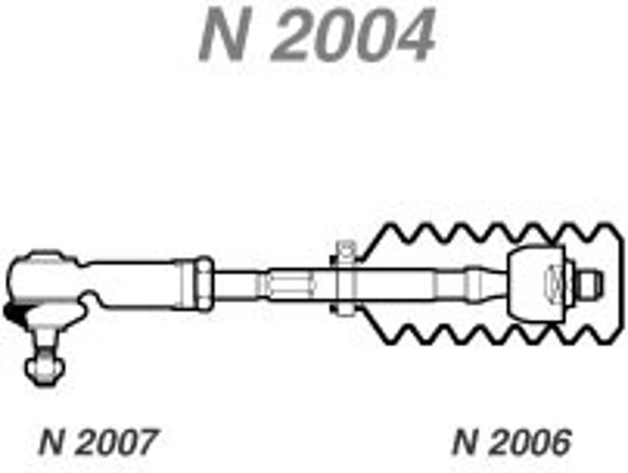 Imagen de BARRA IZQUIERDA FORD ESCORT/VERONA 1993 DIR. HIDRAULICA