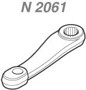 Imagen de BRAZO PITMAN FORD F1000 4X2 1993 EN ADELANTE. DIR HIDRAULICA