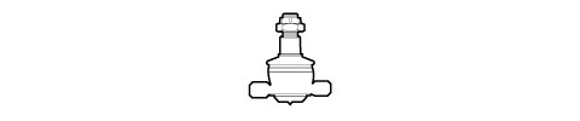 Imagen de ARTICULULACION/ROTULA DE PUERTA SCANIA R112 1982-1991