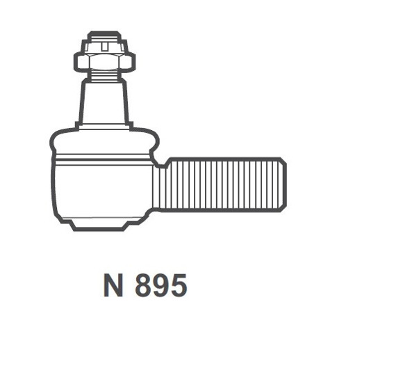 Imagen de PUNTERO DE DIRECCION VOLVO B58 ROSCA IZQUIERDA
