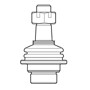 Imagen de ROTULA INFERIOR NISSAN FRONTIER 2005-2009