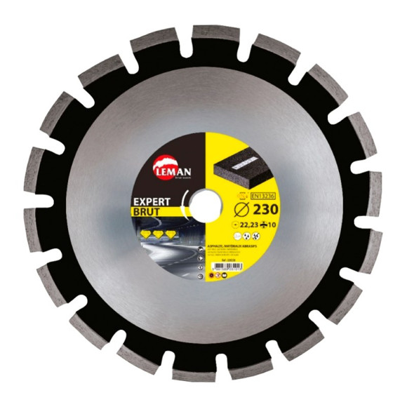 Imagen de DISCO DIAMANTADO P/ASFALTO LEMAN 350X3,2X10X25,4MM