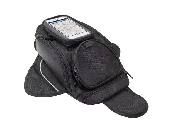 Imagen de BOLSO PARA TANQUE DE MOTO CON VISOR PARA CELULAR