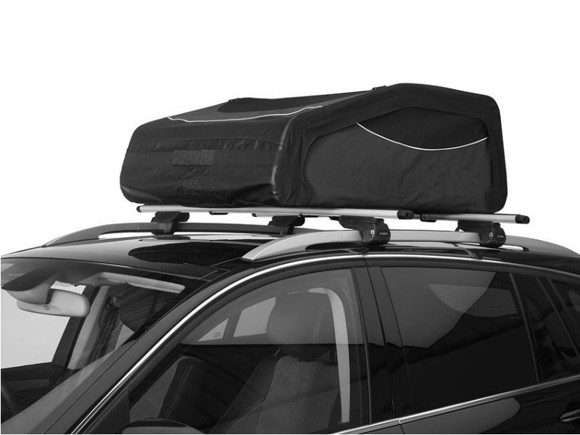 Imagen de PORTAEQUIPAJE BAUL BOLSO PARA TECHO 360LT C/SOPORTE DE METAL