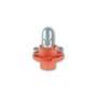 Imagen de LAMPARA 12V 1,1W BAX8,4D NARANJA C/PORT TABLERO TRACTORES