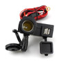 Imagen de CARGADOR DE CELULAR PARA MOTO CON 2 PUERTO USB/ENCENDEDOR