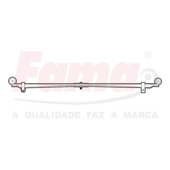 Imagen de ELASTICO TRASERO CHEVROLET S10 2006 EN ADELANTE