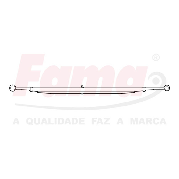 Imagen de ELASTICO TRASERO FORD RANGER 2008 EN ADELANTE