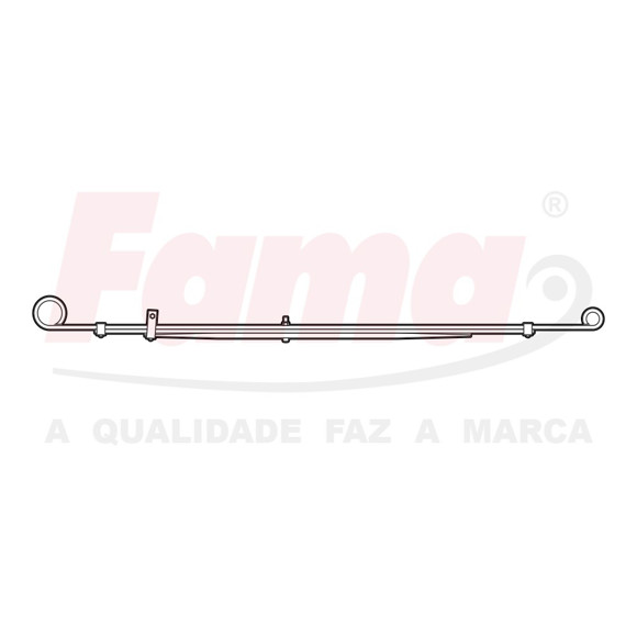 Imagen de ELASTICO TRASERO HYUNDAI H100 1995 EN ADELANTE
