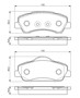 Imagen de PASTILLAS DE FRENO PEUGEOT 301/CITROEN C-ELYSEE/CACTUS