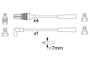 Imagen de JUEGO CABLES BUJIA CT AX/C15 PG 106/205/309 1.1/1.4 CARBURAD