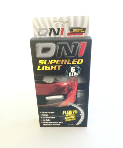 Imagen de PAR DE LUZ LED 6 LEDS 12V (PARA LUZ DE DIA/LUZ TRASERA)