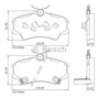 Imagen de PASTILLAS DE FRENO DELANTERA HONDA CIVIC 1.6 1999->
