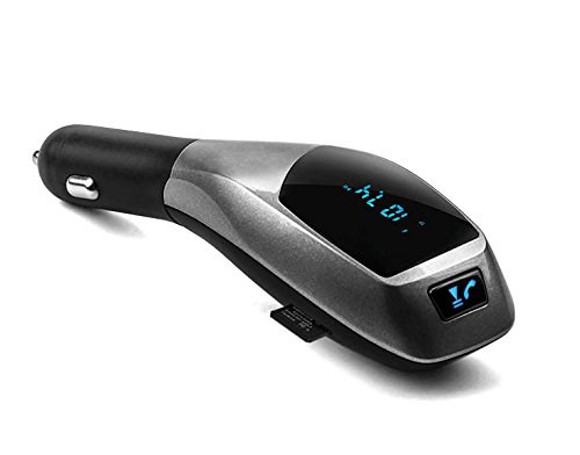 Imagen de TRANSMISOR RECEPTOR FM/MP3/SD MICRO/USB/BLUETOOTH PARA AUTO