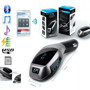 Imagen de TRANSMISOR RECEPTOR FM/MP3/SD MICRO/USB/BLUETOOTH PARA AUTO