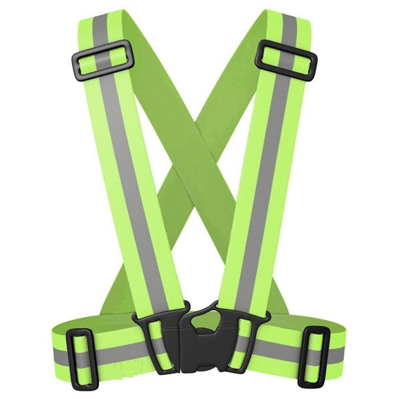 Imagen de CINTA CHALECO REFLECTIVA DE SEGURIDAD ELASTICA AMARILLA