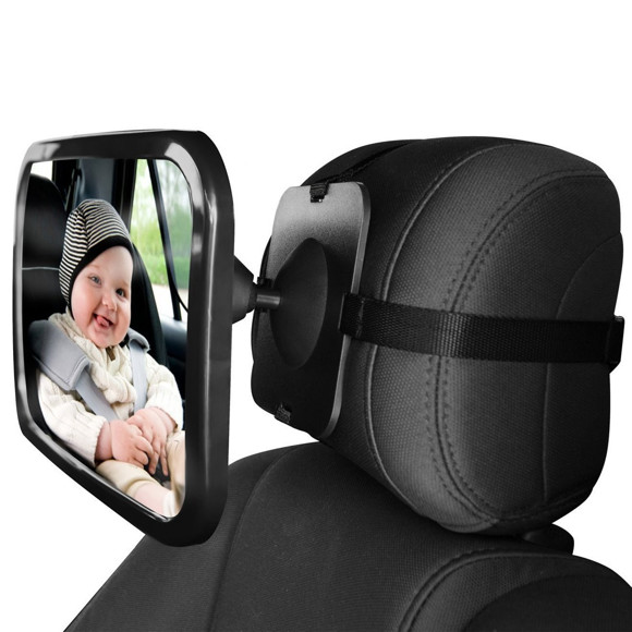 Imagen de ESPEJO PARA BEBE 360° (PARA EL CABEZAL DEL ASIENTO DEL AUTO)