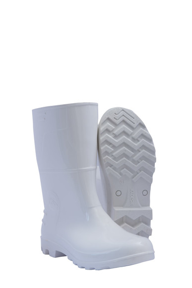 Imagen de BOTA PVC SAFETY CAÑA ALTA 33 CM CON FORRO COLOR BLANCO N°36
