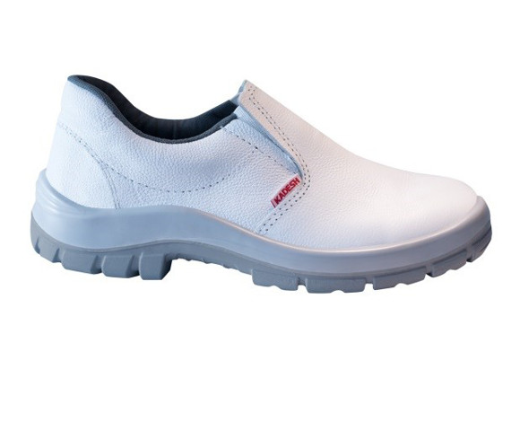 Imagen de ZAPATO PREMIUM ELASTICO PU BID PUNTERA ACERO BLANCO N°40