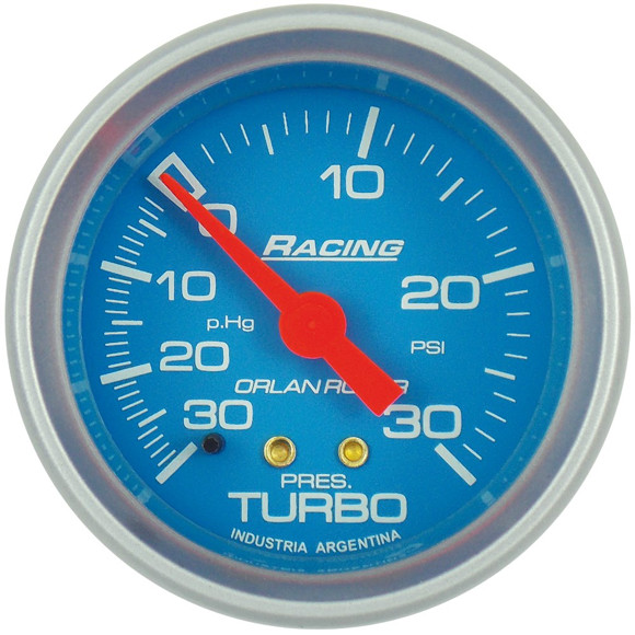 Imagen de MANOVACUOMETRO PRESION DE TURBO ESCALA: -30P.HG/30PSI  AZUL