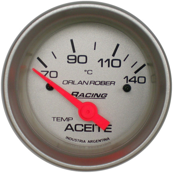 Imagen de TERMOMETRO DE ACEITE ELECTRICO 12V ESCALA:70-140°C - GRIS