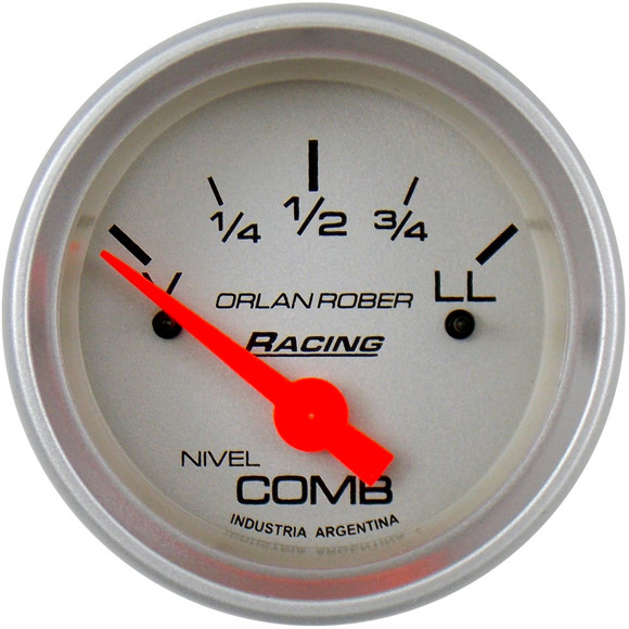 Imagen de INDICADOR NIVEL DE COMBUSTIBLE 12V ESCALA:VACIO/LLENO (GRIS)