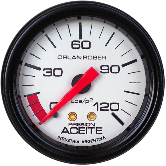Imagen de MANOMETRO PRESION DE ACEITE ESCALA: 0-120 LBS/PUL