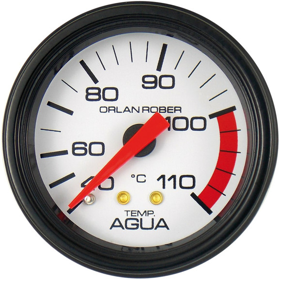 Imagen de TERMOMETRO DE AGUA FONDO BLANCO-LARGO CAPILAR:4,0MT
