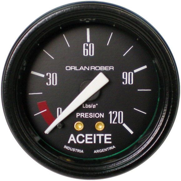 Imagen de MANOMETRO PRESION DE ACEITE ESCALA: 0-120 LBS/PUL