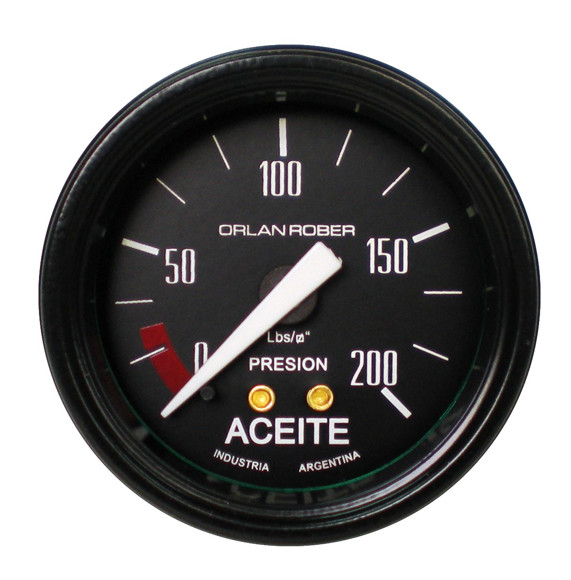 Imagen de MANOMETRO PRESION DE ACEITE ESCALA: 0-200 LBS/PUL