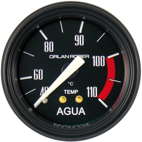 Imagen de TERMOMETRO DE AGUA FONDO NEGRO-LARGO CAPILAR:4,0MT