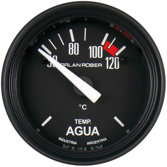 Imagen de TERMOMETRO ELECTRICO DE AGUA 24V ESCALA: 50-120°C DIAM: 52MM