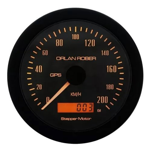 Imagen de VELOCIMETRO CON ANTENA GPS 12/24V ESCALA: 0-200 KM/H