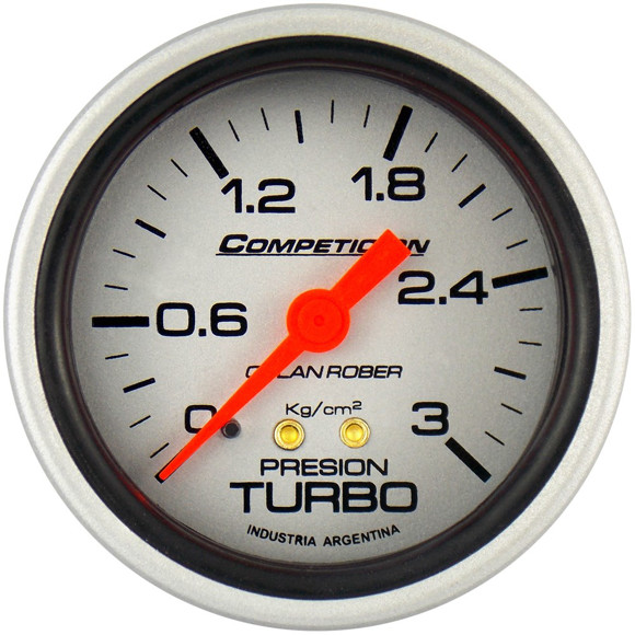Imagen de MANOMETRO PRESION DE TURBO ESCALA: 0-3 KG/CM2 FONDO GRIS
