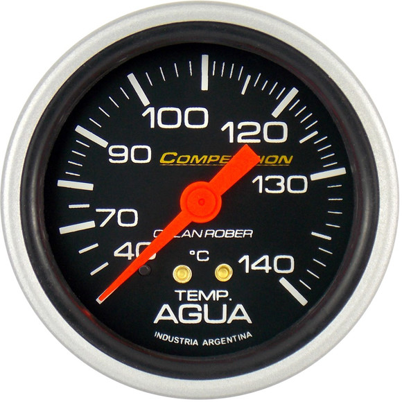 Imagen de TERMOMETRO DE AGUA ESCALA: 40/140°C CAPILAR: 4MT FONDO NEGRO