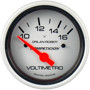 Imagen de VOLTIMETRO 12V ESCALA: 10-16V FONDO GRIS DIAMETRO: 60MM