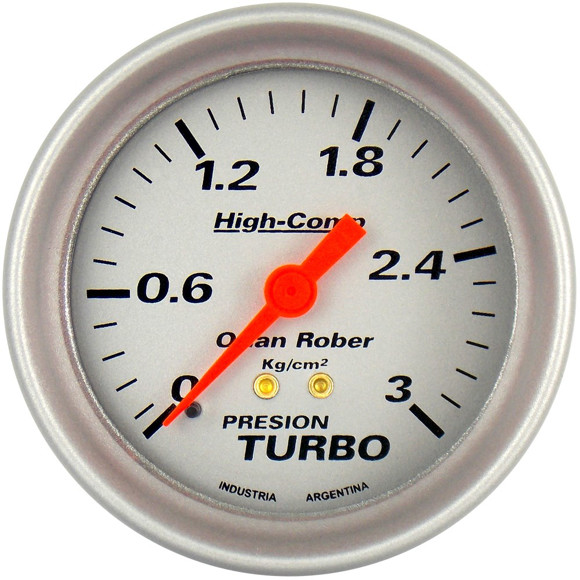 Imagen de MANOMETRO PRESION DE TURBO ESCALA:  0-3 KG/CM2 FONDO GRIS