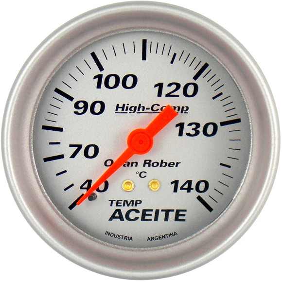 Imagen de TERMOMETRO DE ACEITE ESCALA: 40-140°C CAPILAR: 2MTS GRIS