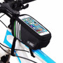Imagen de BOLSO PARA BICICLETA DELANTERO CON PORTA CELULAR C/CIERRE
