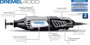 Imagen de MINI TORNO DREMEL 4000 + FLEXIBLE + 36 ACCESORIOS