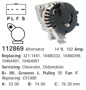 Imagen de ALTERNADOR 12V 55AMP CHEVROLET CORSA 1.0/1.6