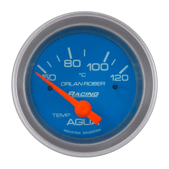Imagen de TERMOMETRO AGUA ELECTRICO 12V ESCALA: 70-140°C FONDO AZUL