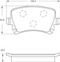 Imagen de PASTILLAS DE FRENO TRASERA VOLKSWAGEN VENTO 2.5 2005/2011