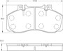 Imagen de PASTILLAS DE FRENO DELANTERA MERCEDES BENZ 709/712