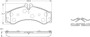 Imagen de PASTILLAS DE FRENO DELANTERA MERCEDES BENZ SPRINTER 310D