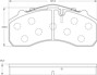 Imagen de PASTILLAS DE FRENO DEL/TRAS SCANIA K124/230/270/310/340/380