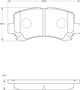 Imagen de PASTILLAS DE FRENO DELANTERA CHERY FACE 1.3 16V