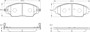 Imagen de PASTILLAS DE FRENO CHEVROLET SONIC 1.6/AVEO/SPARK